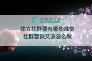 微信社群营销推广方案(微信社群营销推广方案具体时间)